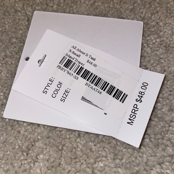 Pure Barre Beyond Yoga All About It Tank Island - Picture 4 of 6